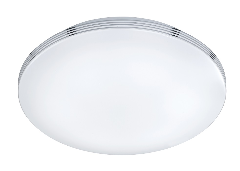 Trio Leuchten 659412406 APART - Stropní koupelnové svítidlo stmívatelné nástěnným stmívačem IP44, 22W, 3000K, Ø 41cm