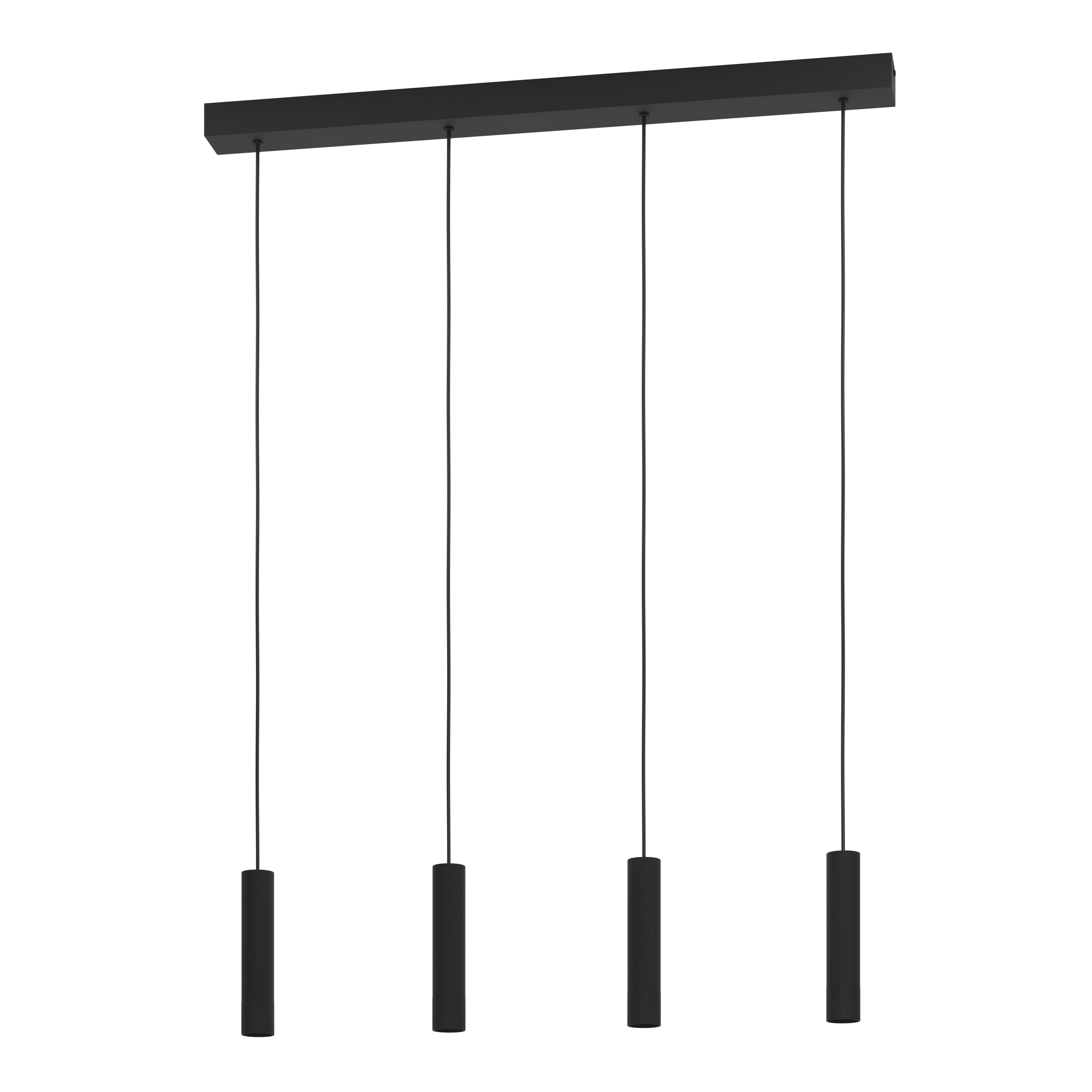 Eglo 900906 ALMUDIANA - Černý LED lustr nad jídelní stůl, 21,6W, 3000K, 84cm