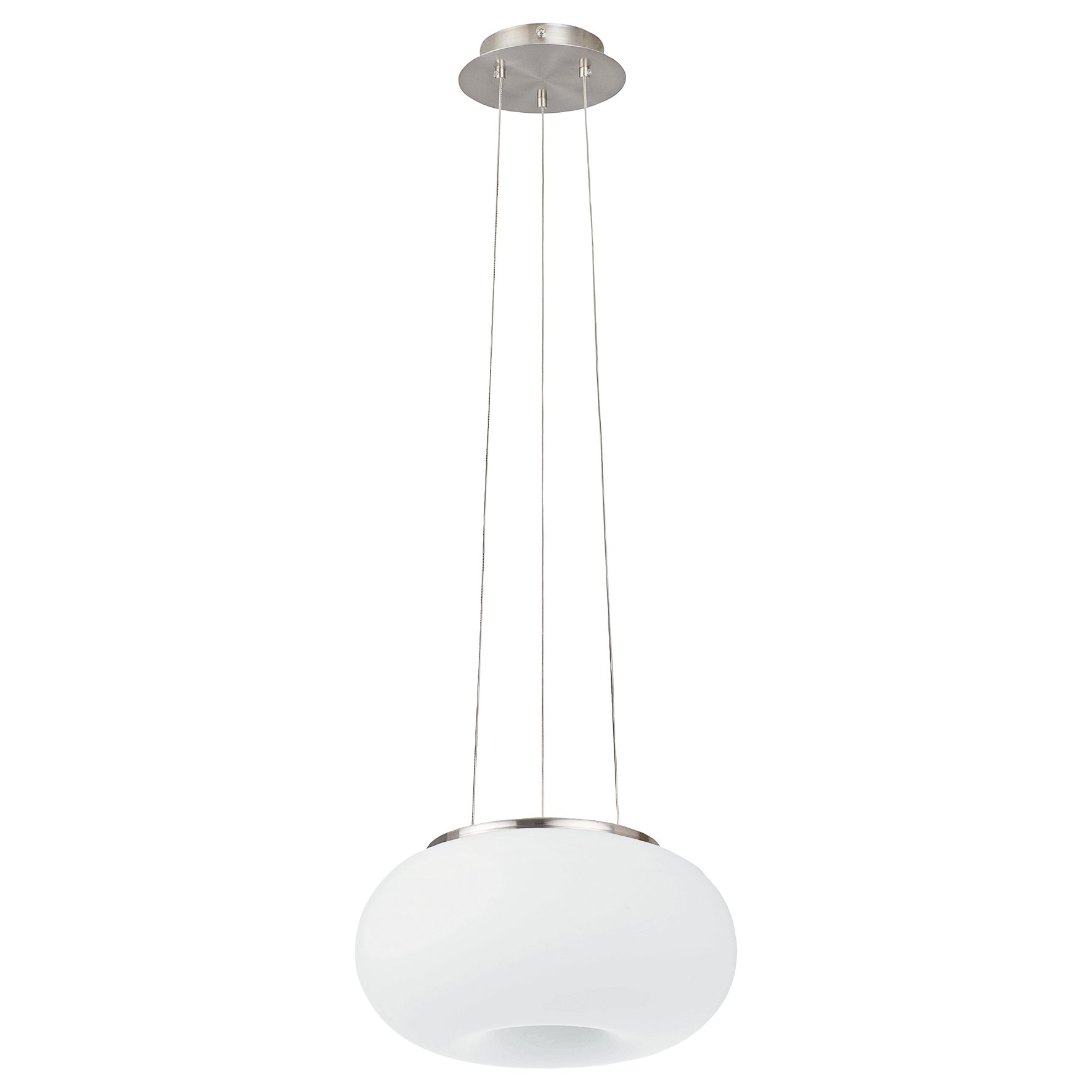 Eglo 86813 OPTICA - Závěsné kulaté skleněné svítidlo , 2x E27, Ø 28cm