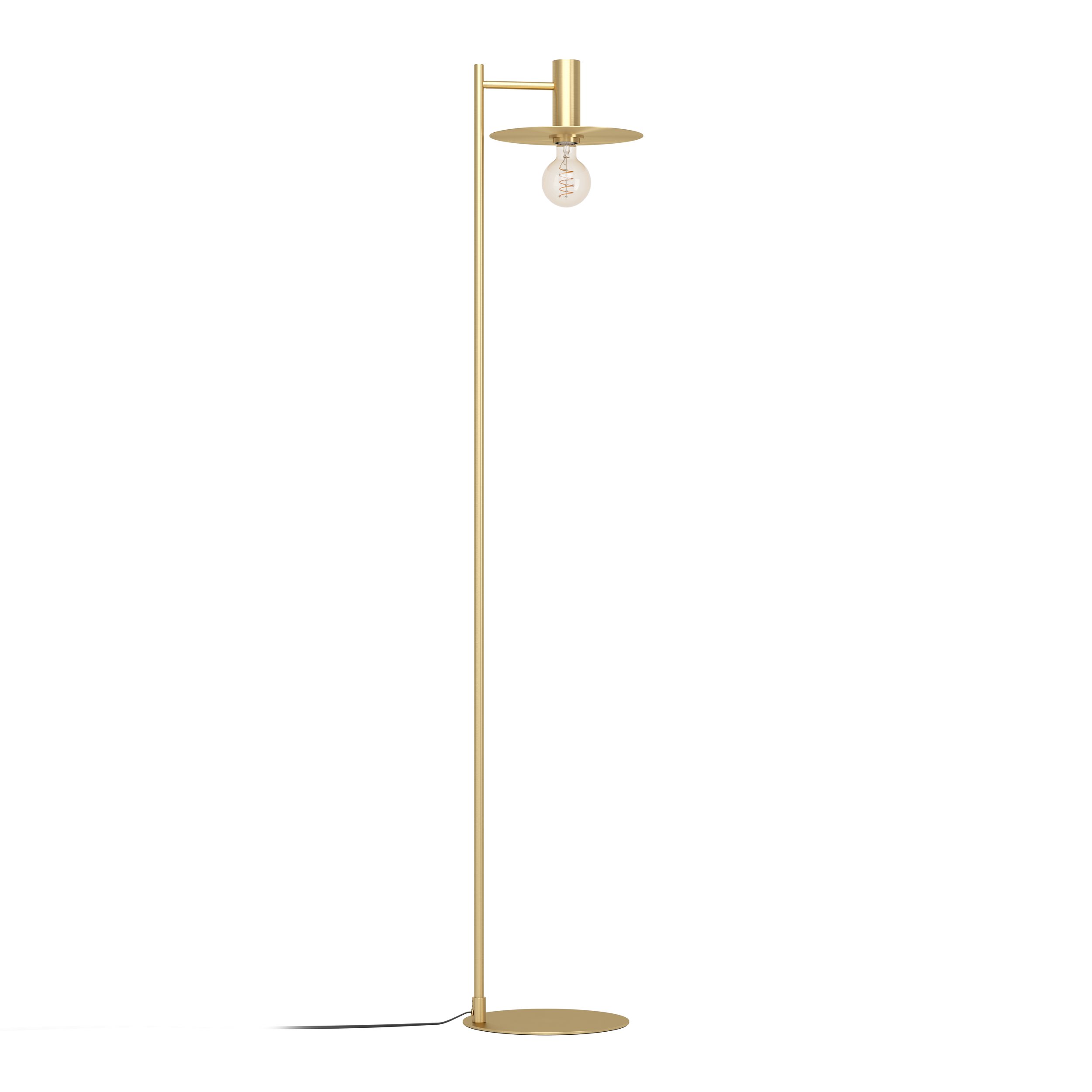 Eglo 900735 ESCANDELL - Stojací retro mosazná lampa, 1 x E27, výška 156cm