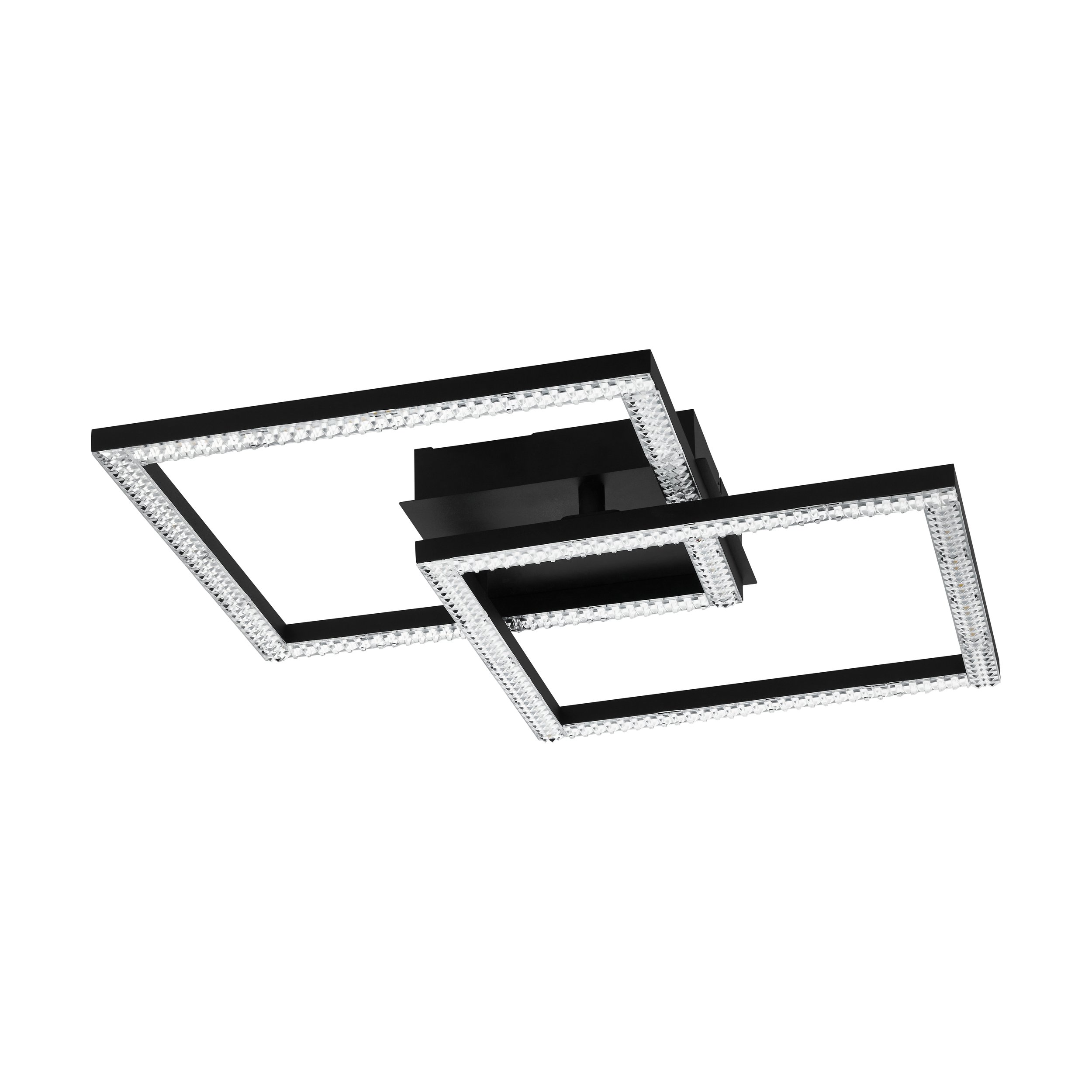 Eglo 99799 LEJIAS - LED stropní svítidlo v černé barvě LED 21W, 3000K, 45 x 45cm