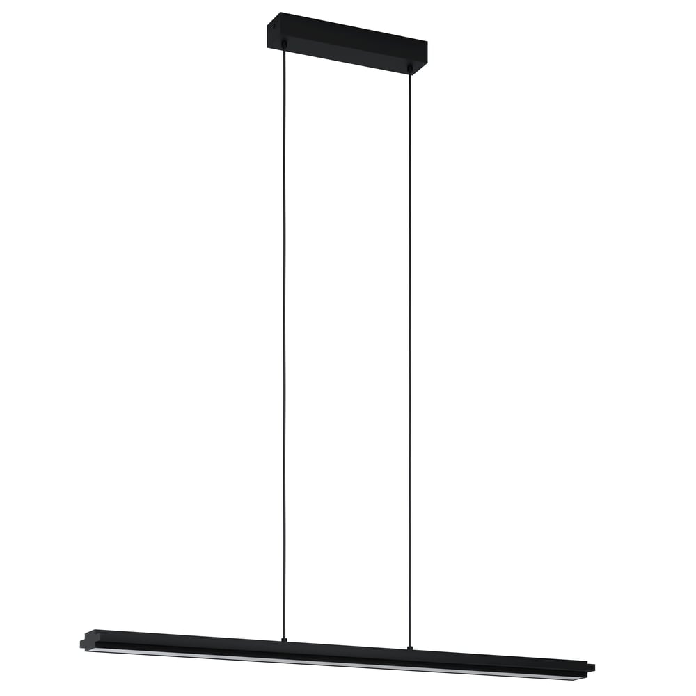 Eglo 99599 CAMBULOS - LED stmívatelné závěsné svítidlo v černé barvě, LED 34W, 3000K, 93,5cm