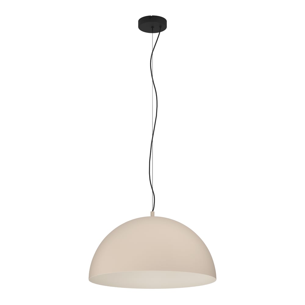 Eglo 900696 GAETANO 1 - Závěsné svítidlo v pískově hnědé barvě, 1 x E27 Ø 53cm