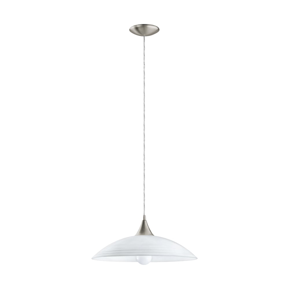Eglo 91496 LAZOLO - Kuchyňský lustr s moderním skleněným stínidlem, 1 x E27, Ø 42cm