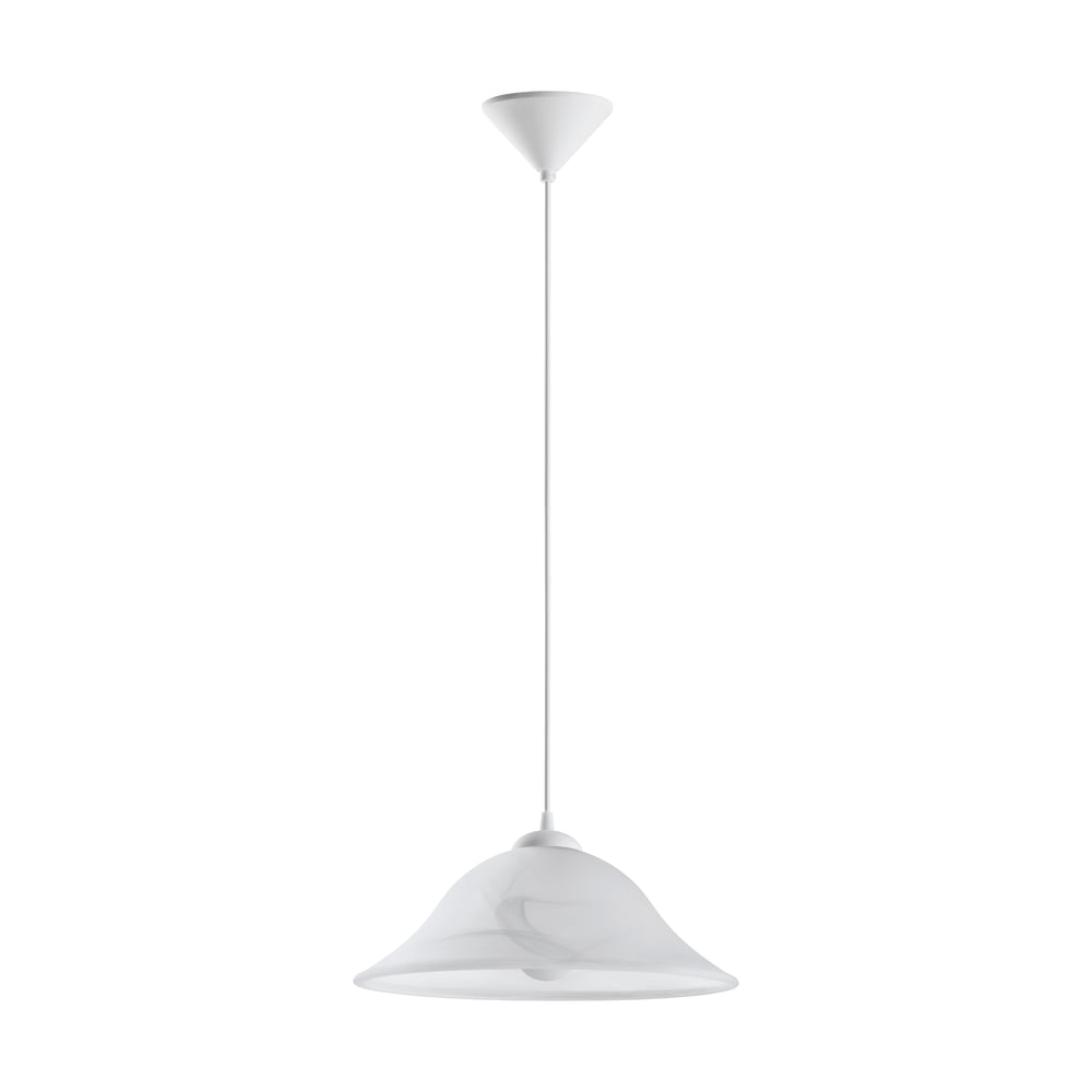 Eglo 90978 ALBANY- Kuchyňský lustr s alabastrovým skleněným stínidlem, 1 x E27, Ø 35cm