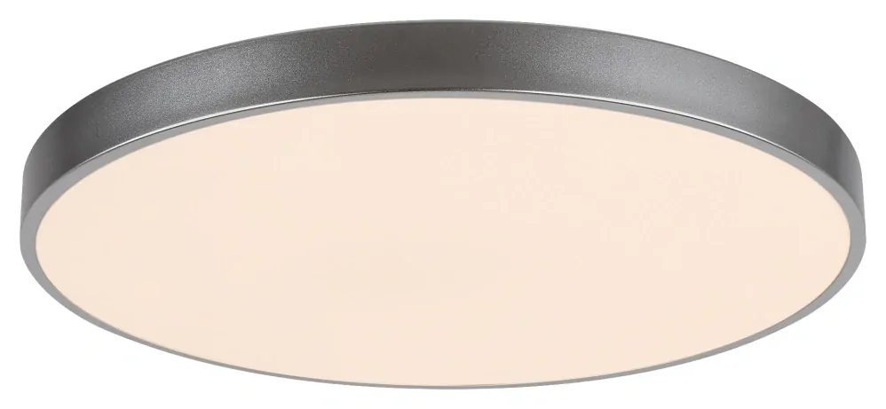 Rabalux 3317 TESIA - LED stropní svítidlo ve stříbrné barvě s dálkovým ovladačem, Ø 60cm, 60W, 3000 - 6000K