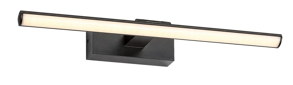 Rabalux 78002 GATEN - LED nástěnné svítidlo v černé barvě k nasvícení obrazu nebo k zrcadlu, LED 12W, 3000K, 59cm