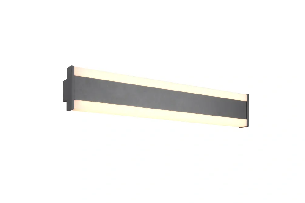 Trio Leuchten 246360242 DAWSON - Moderní LED venkovní svítidlo v antracitové barvě s možností změny barvy světla 2300 + 3000 + 4000K, LED 8W, IP54, 60cm