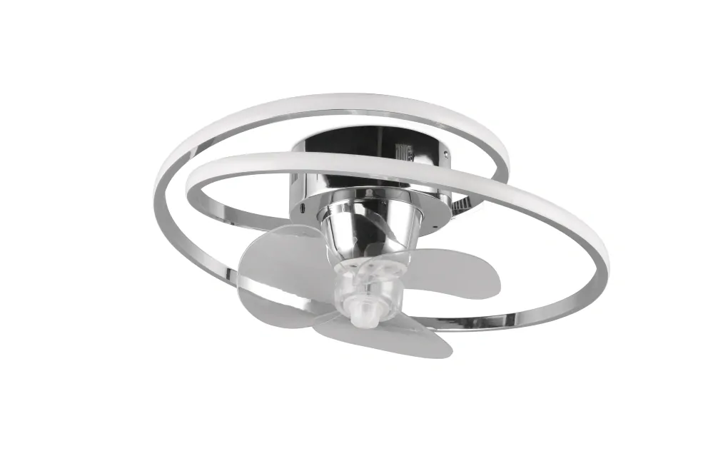 Trio Leuchten R67252106 UMEA - Stropní LED elegantní ventilátor s dálkovým ovladačem, LED 38W, 2700-6500K, Ø 50cm