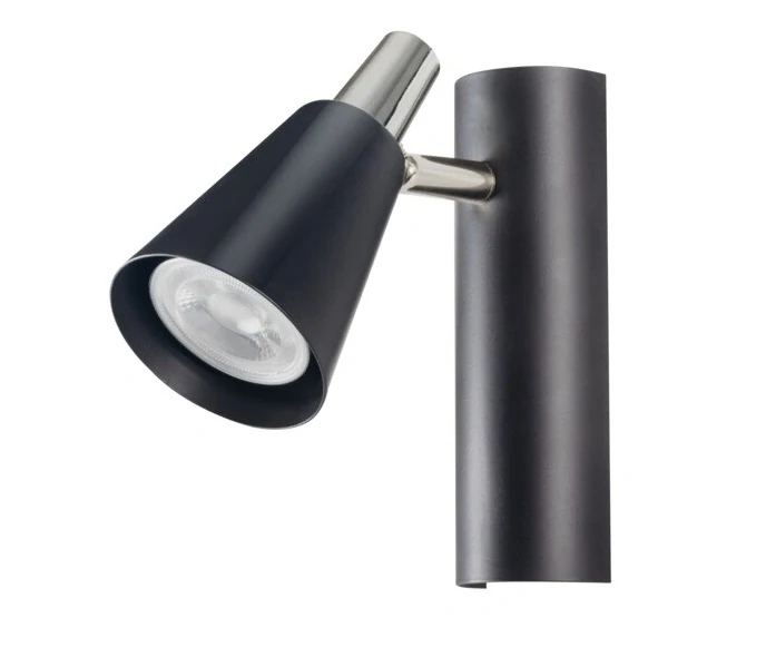 Kanlux 33091 SEMPRA - Nástěnná naklápěcí černá bodovka, 1 x GU10