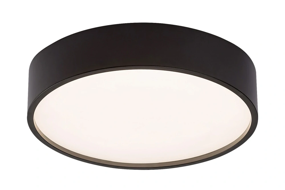 Rabalux 75011 LARCIA - LED černé stropní svítidlo s čidlem, Ø 28,5cm, 19W, 4000K, IP44