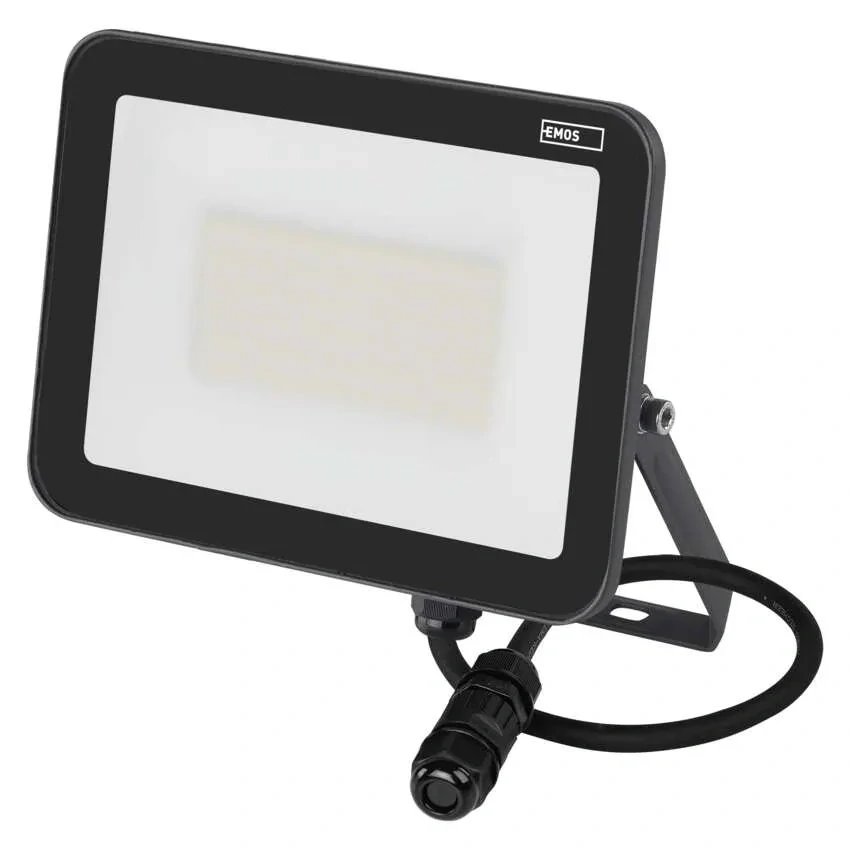 Emos ZS2642 INOVO - LED venkovní reflektor v antracitové barvě, 50W, 5500lm, 4000K, IP65