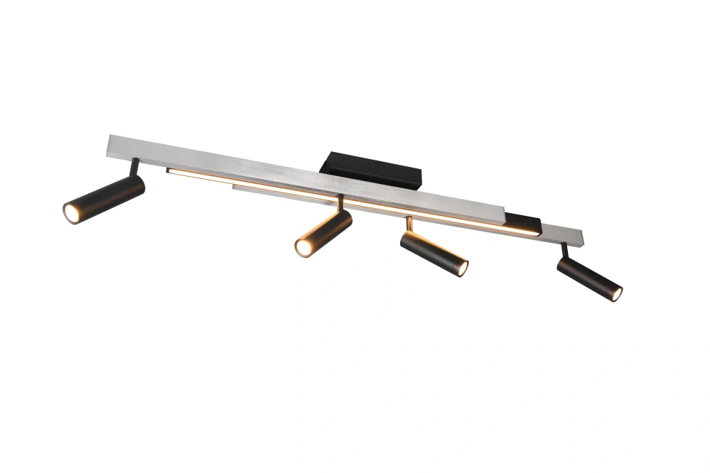 Trio Leuchten 648310505 ZENO - Moderní LED stropní svítidlo s dálkovým ovladačem, LED 22W + 12W, 2700 - 6500K, 133cm