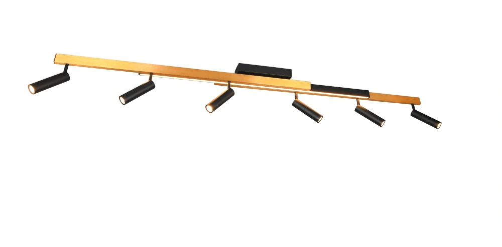 Trio Leuchten 648310780 ZENO - Moderní LED stropní svítidlo s dálkovým ovladačem, LED 33W + 18W, 2700 - 6500K, 180cm