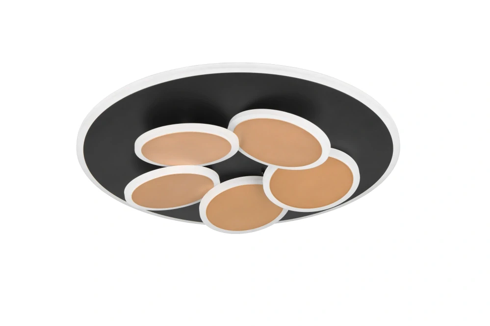 Trio Leuchten 653210680 MANDALA - Moderní LED stropní lustr s dálkovým ovladačem, LED 35W, 2700 - 6500K, Ø 49cm