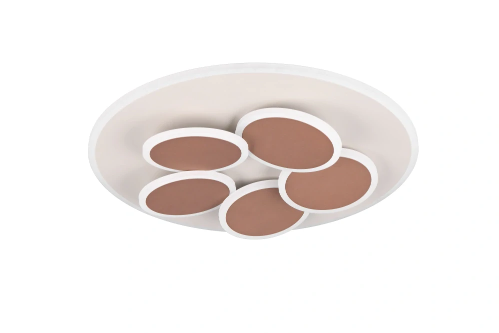 Trio Leuchten 653210676 MANDALA - Moderní LED stropní lustr s dálkovým ovladačem, LED 35W, 2700 - 6500K, Ø 49cm