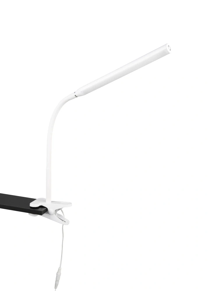 Trio Leuchten R57941131 NEVADA - Dotykem stmívatelná LED bílá lampička se skřipcem s možností změny barvy světla, LED 5W, 3000+4000+5000K