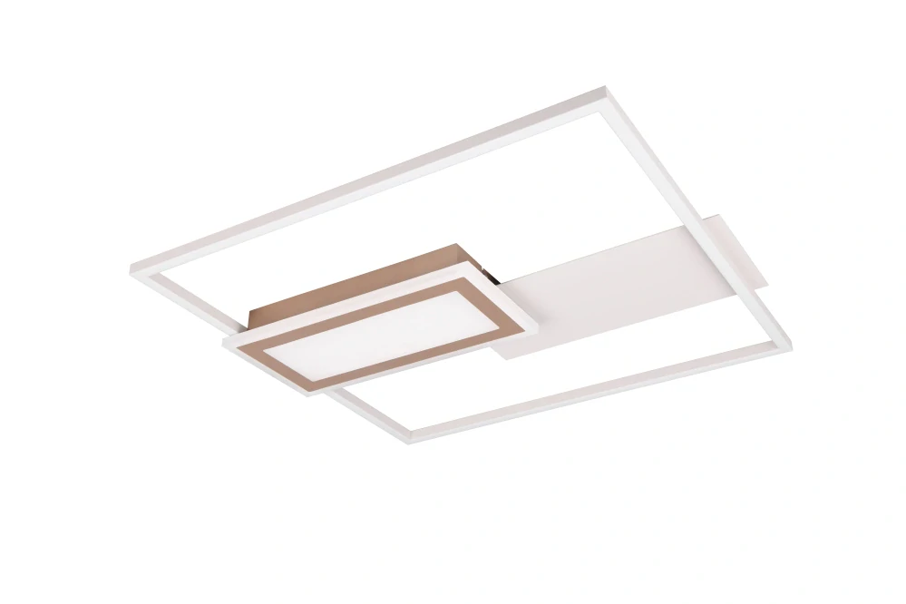 Trio Leuchten R67862976 SPIRO - Moderní LED stropní svítidlo s dálkovým ovladačem v jemně šedé barvě, LED 32W, 2700 - 6500K, 50 x 53cm