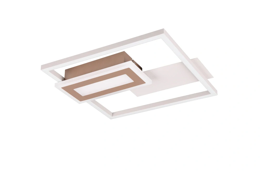 Trio Leuchten R67862176 SPIRO - Moderní LED stropní svítidlo v jemně šedé barvě, LED 22W, 3000K, 30 x 33cm