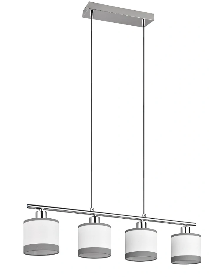 Trio Leuchten R31554006 DAVOS - Závěsný lustr nad jídelní stůl, 4 x E14, 75cm
