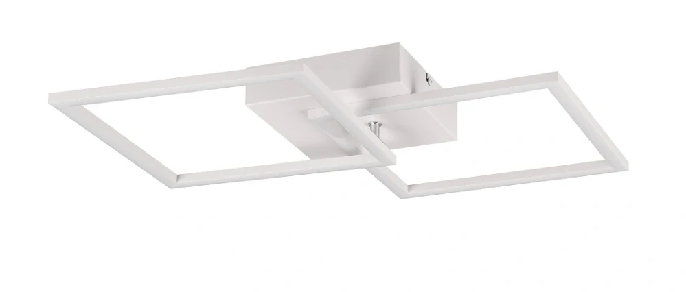 Trio Leuchten R64492131 TRAIL - Moderní bílý LED stropní lustr s natáčecím ramenem, LED 20W, 4000K, 60 x 35cm