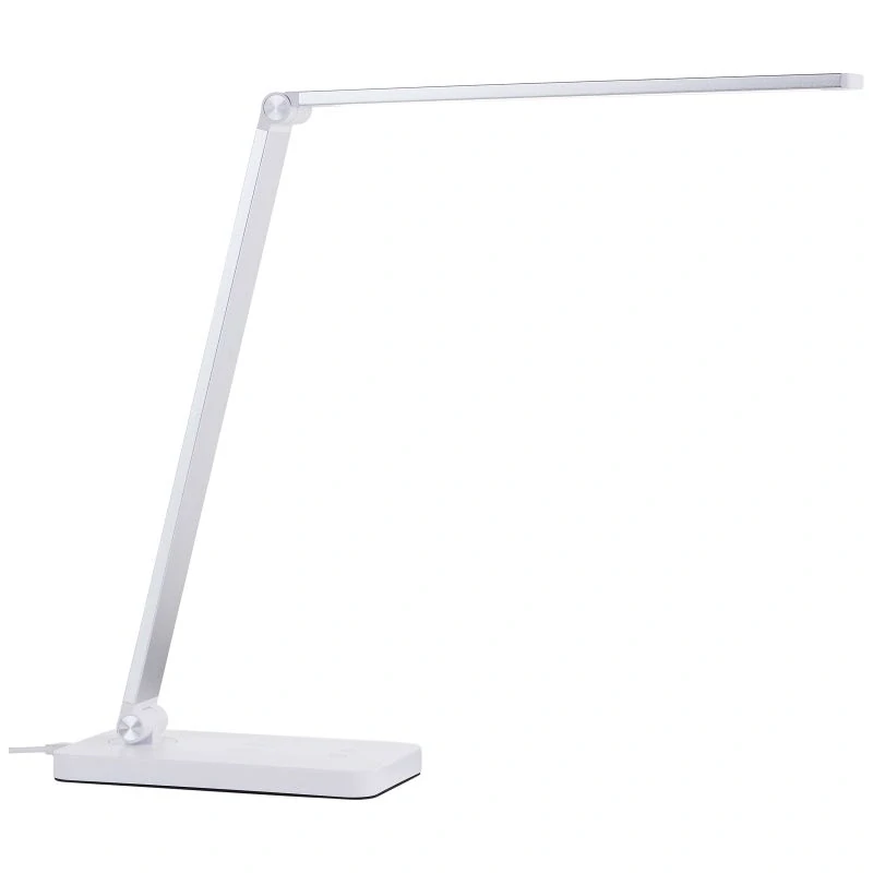 Brilliant G60090/05 FLORENCE - Bílá stolní stmívatelná lampa s bezdrátovým nabíjením, LED 5W, 2700-6500K