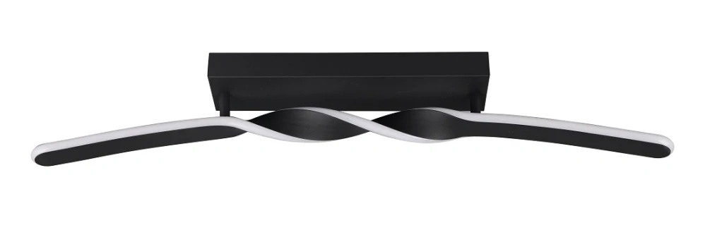 Trio Leuchten R65791132 GINKO - Stropní LED svítidlo v černé barvě , 18W, 3000K, 79 x 12cm