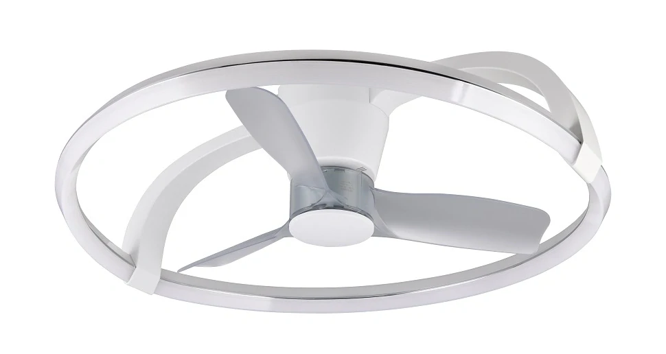 Trio Leuchten R64262131 STOCKHOLM - Stropní LED bílý ventilátor s dálkovým ovladačem, LED 37W, 2700-6500K, Ø 73cm