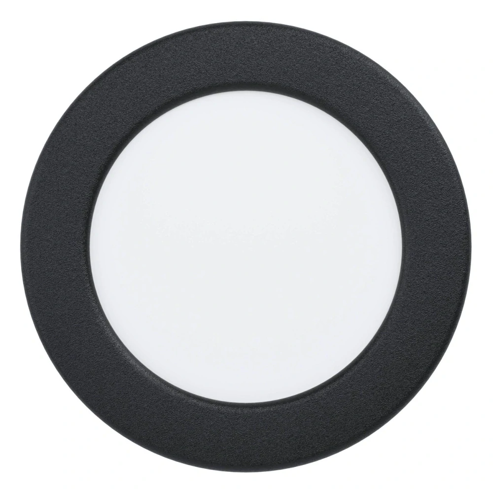 Eglo 901387 FUEVA 6 - LED podhledové černé svítidlo s přepínačem barva světla, Ø 11,9cm, 6,3W, 2700 + 4000 + 6500K, IP20