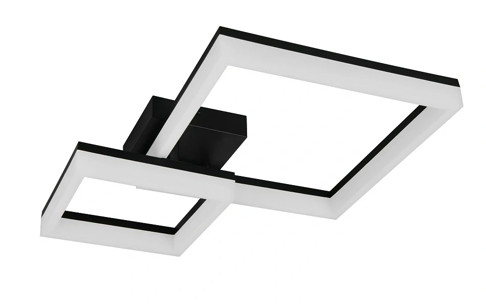Trio Leuchten R65771232 CAMINO - Stropní LED černé svítidlo 62 x 46cm, 22W, 2800lm, 3000K