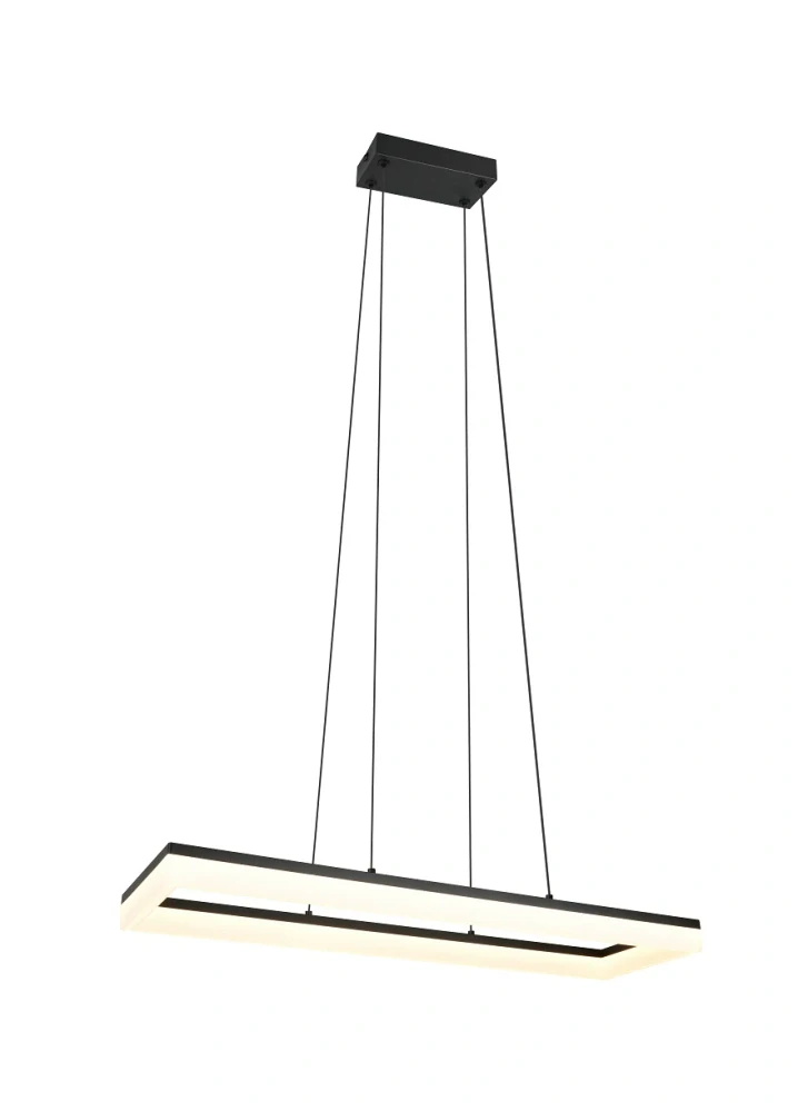 Trio Leuchten R35771132 CAMINO - Závěsné LED černé svítidlo 70 x 20cm, 27W, 3400lm, 3000K