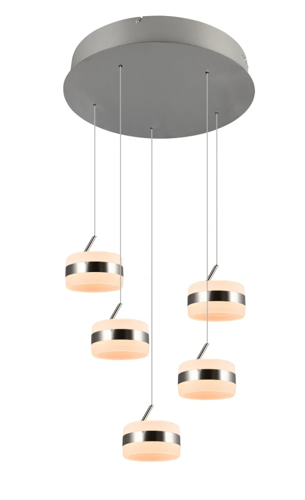 Trio Leuchten 331430507 DIOS - LED závěsný lustr stmívatelný běžným vypínačem nad jídelní stůl, LED 40W, 2300 + 3000 + 4000K, Ø 45cm