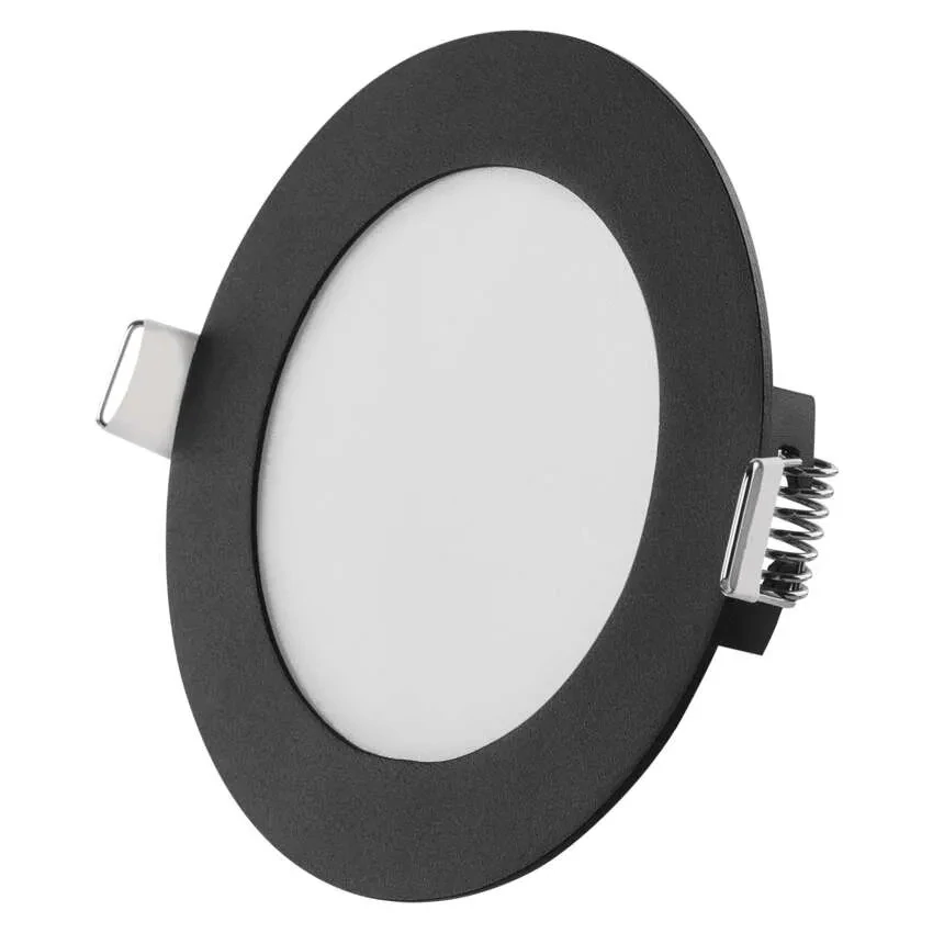 EMOS ZD1323 NEXXO - Podhledový černý LED panel, 7W, 480lm, 3000 + 3500 + 4000K, IP40/IP20, Ø 12cm