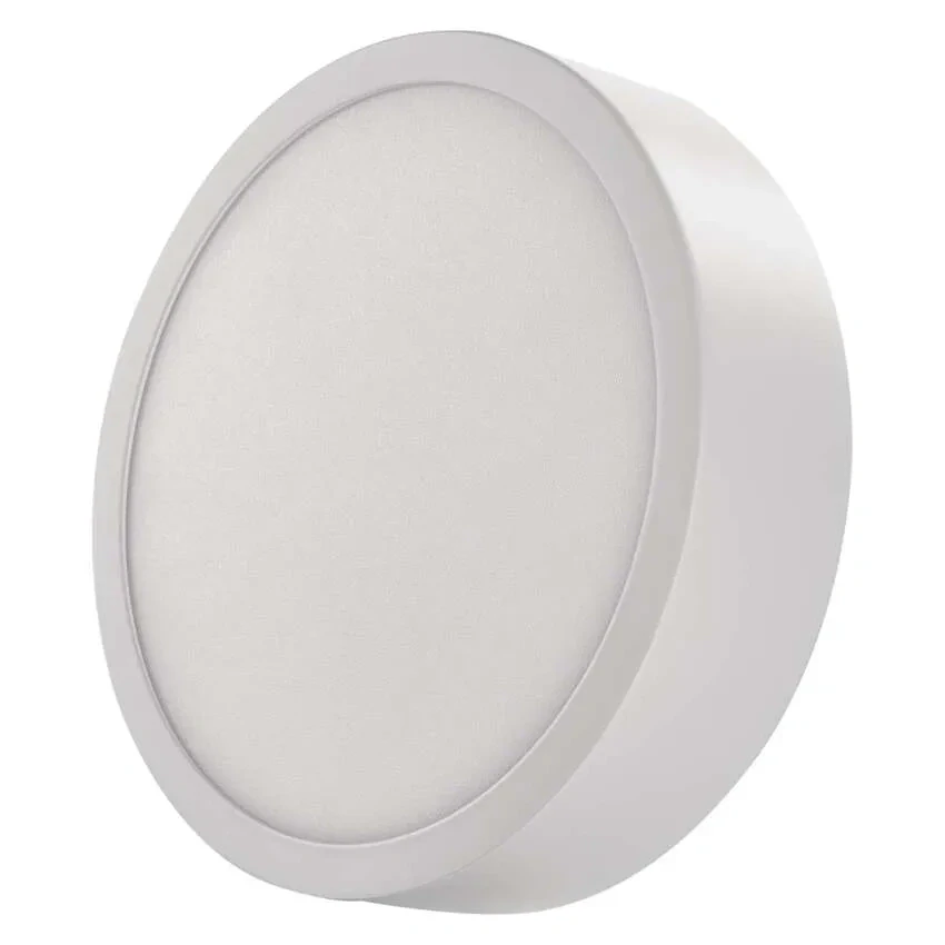 EMOS ZM5135 NEXXO - Přisazený stropní LED panel v bílé barvě, 12,5W, 1100lm, 4000K, IP40/IP20, Ø 17cm