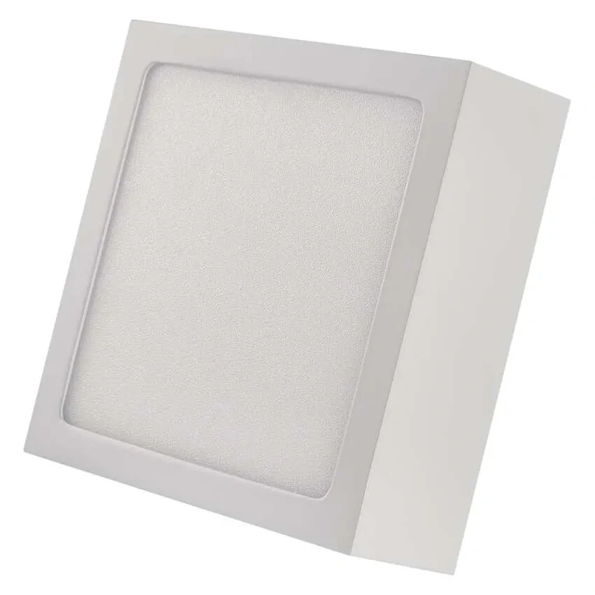EMOS ZM6125 NEXXO - Přisazený stropní LED panel v bílé barvě, 7,6W, 680lm, 4000K, IP40/IP20, 12 x 12cm