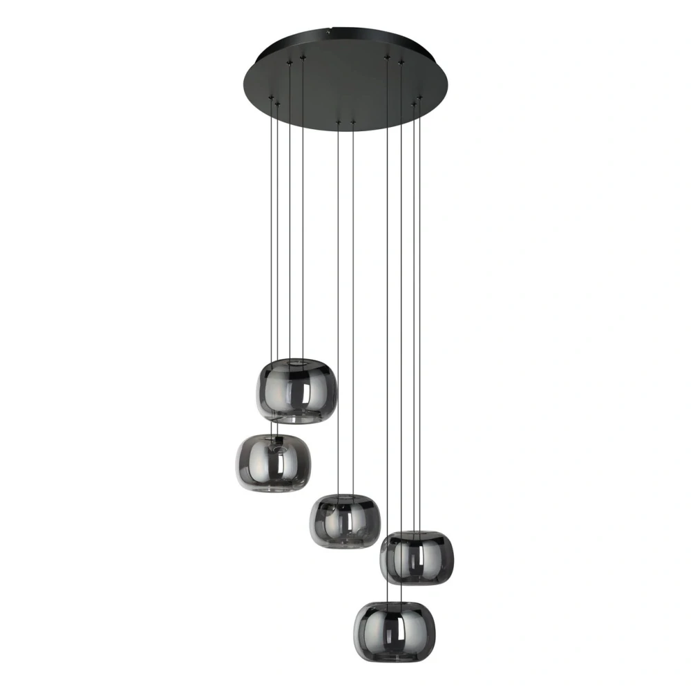 Eglo 390434 HORTUNAS - Závěsné LED pětiramenné svítidlo, LED 29W, 3000K, Ø 50cm