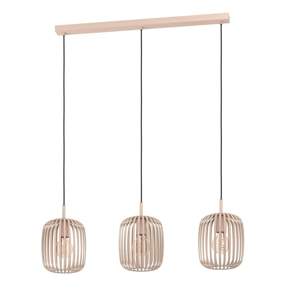 Eglo 900497 ROMAZZINA - Závěsné kovové svítidlo v kovové barvě, 3x E27, 90cm