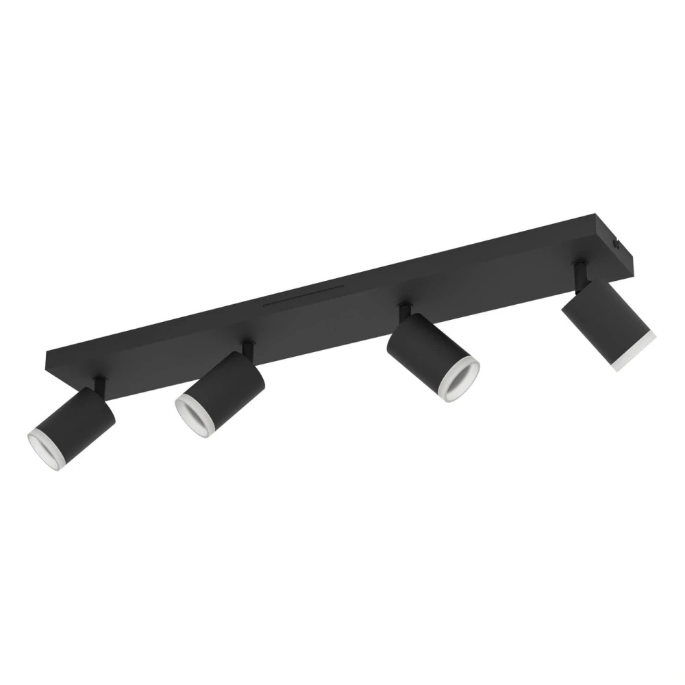 Eglo ZIGBEE 901942 MELITELLO-Z - Stropní RGB černé bodové stmívatelné svítidlo ovládané ovladačem, nebo z mobilní aplikace, LED 14,8W, 2700-6500K + RGB
