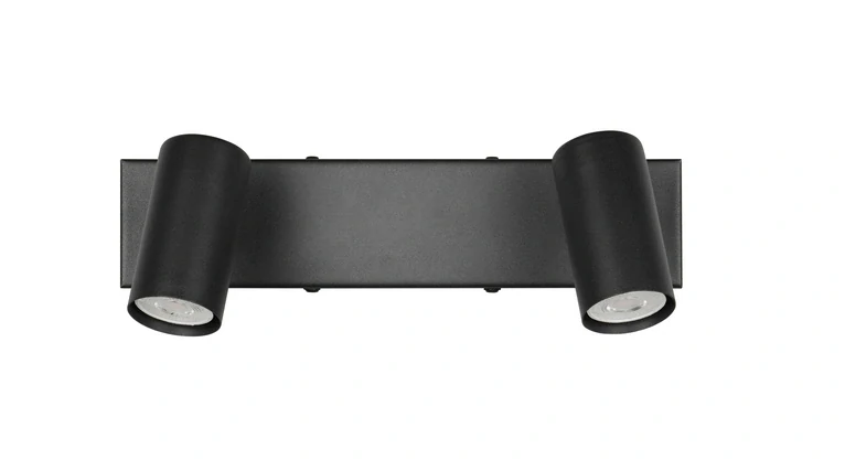 Trio Leuchten R86852032 TARYN - Nástěnné nebo stropní bodové svítidlo v černé barvě, 2x GU10 MINI