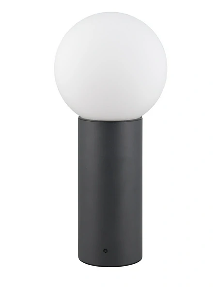 Trio Leuchten 569860142 MURES - Stojací zahradní lampa v antracitové barvě, 1 x E27, IP44, 40cm