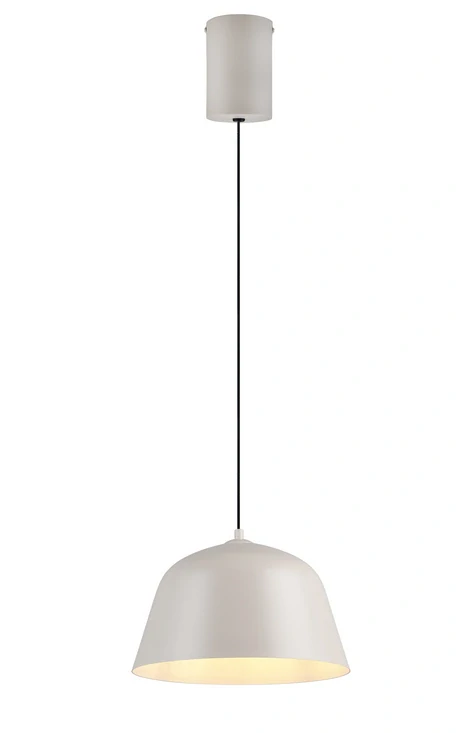 Trio Leuchten R36411076 TOVA - Závěsný šedý stahovací lustr do kuchyně, 1 x E27, Ø 30cm