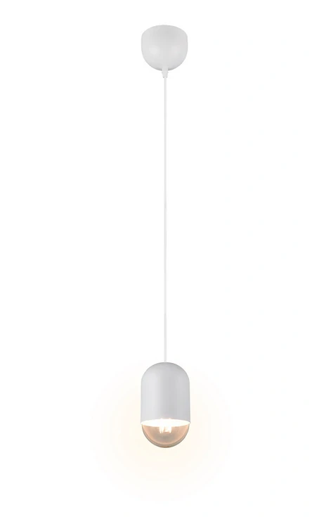 Trio Leuchten R36311031 NARA - Závěsné bílé kuchyňské svítidlo, 1 x E27