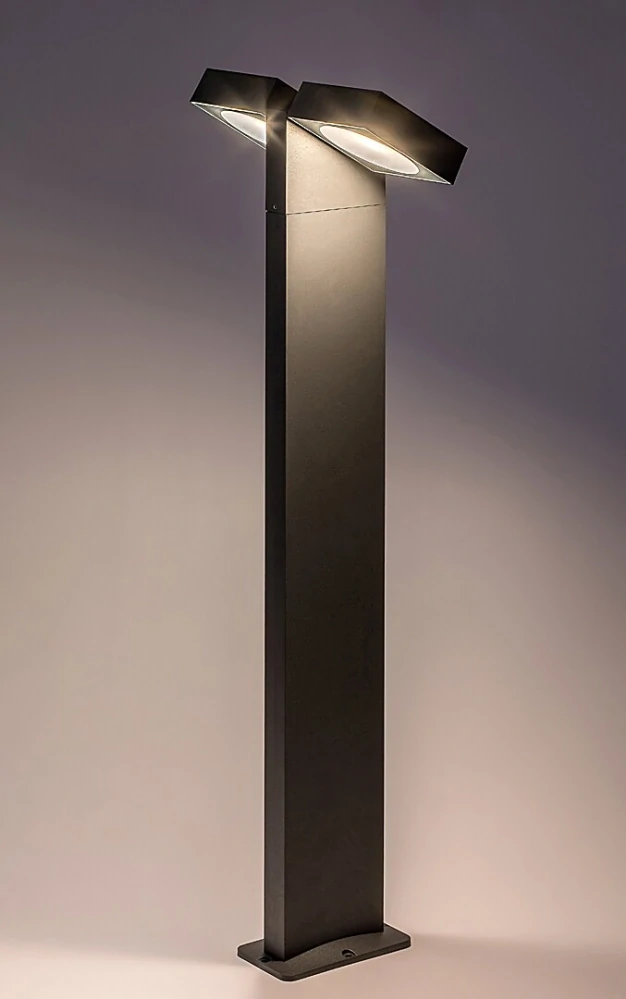 Rabalux 77102 TELDE - LED venkovní antracitová stojací lampa, LED 14W, 3000K, IP54, 75cm