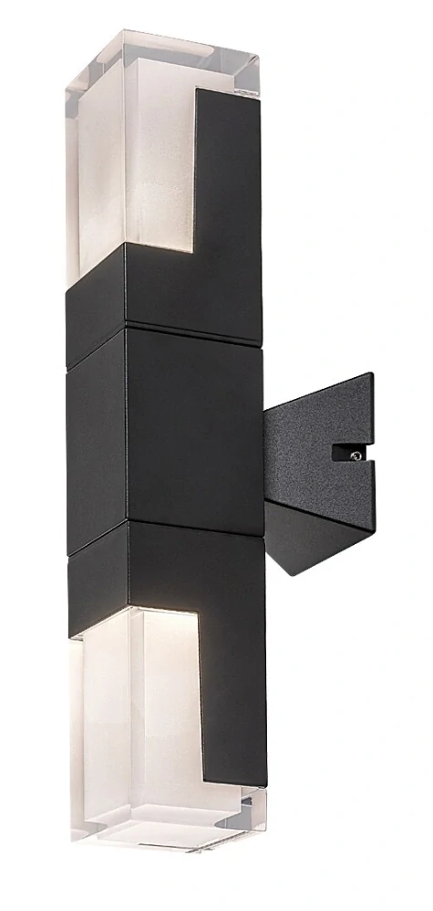 Rabalux 77127 DARVAS - Nástěnné LED venkovní svítidlo v černé barvě, LED 12W, 2700/4000/6000K, IP54