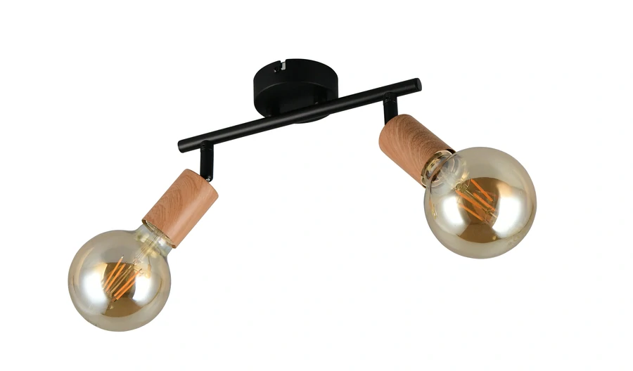 Trio Leuchten R86682035 LAMEGO - Sropní dvoubodové svítidlo v retro stylu, 2 x E27
