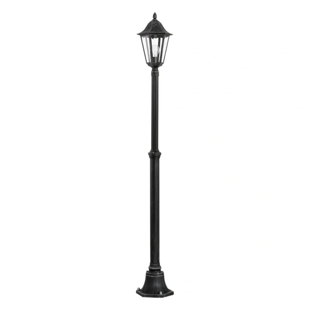 Eglo 93464 NAVEDO - Vysoká stojací lampa jako lucerna, IP44. 1 x E27, 200cm