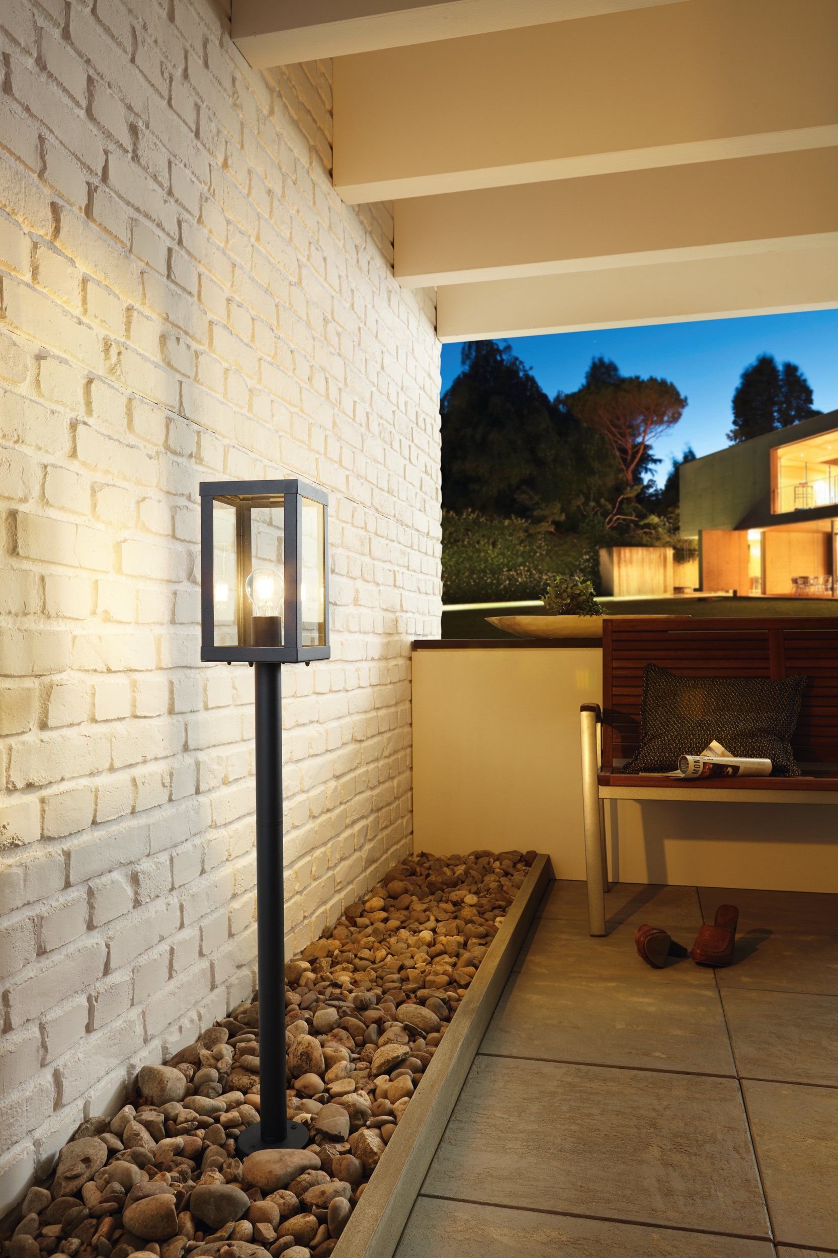 Eglo 94833 ALAMONTE 1 - Venkovní stojací lampa, 1 x E27, IP44, 101cm