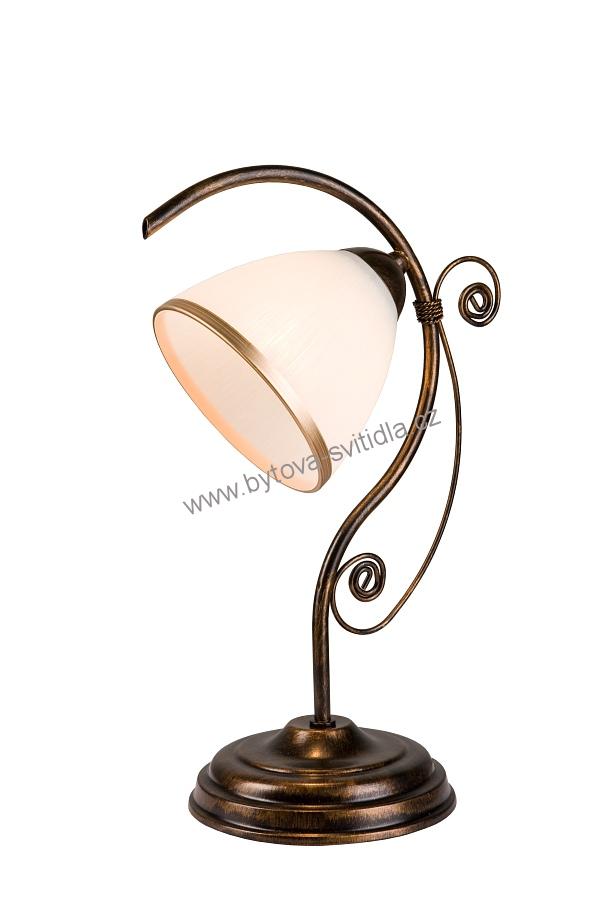 Lamkur LN 1.51 RETRO II black 12605 - Rustikální stolní lampa