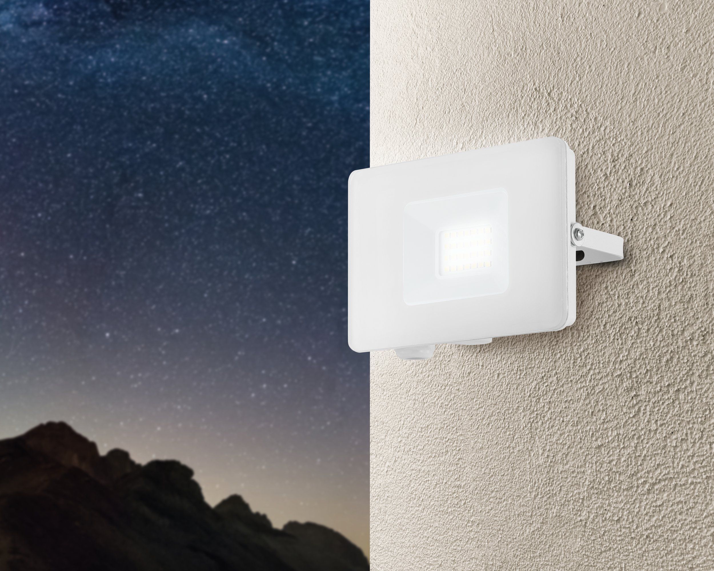 Eglo 33153 FAEDO 3 - Nástěnné LED svítidlo IP65 v bílé barvě 20W