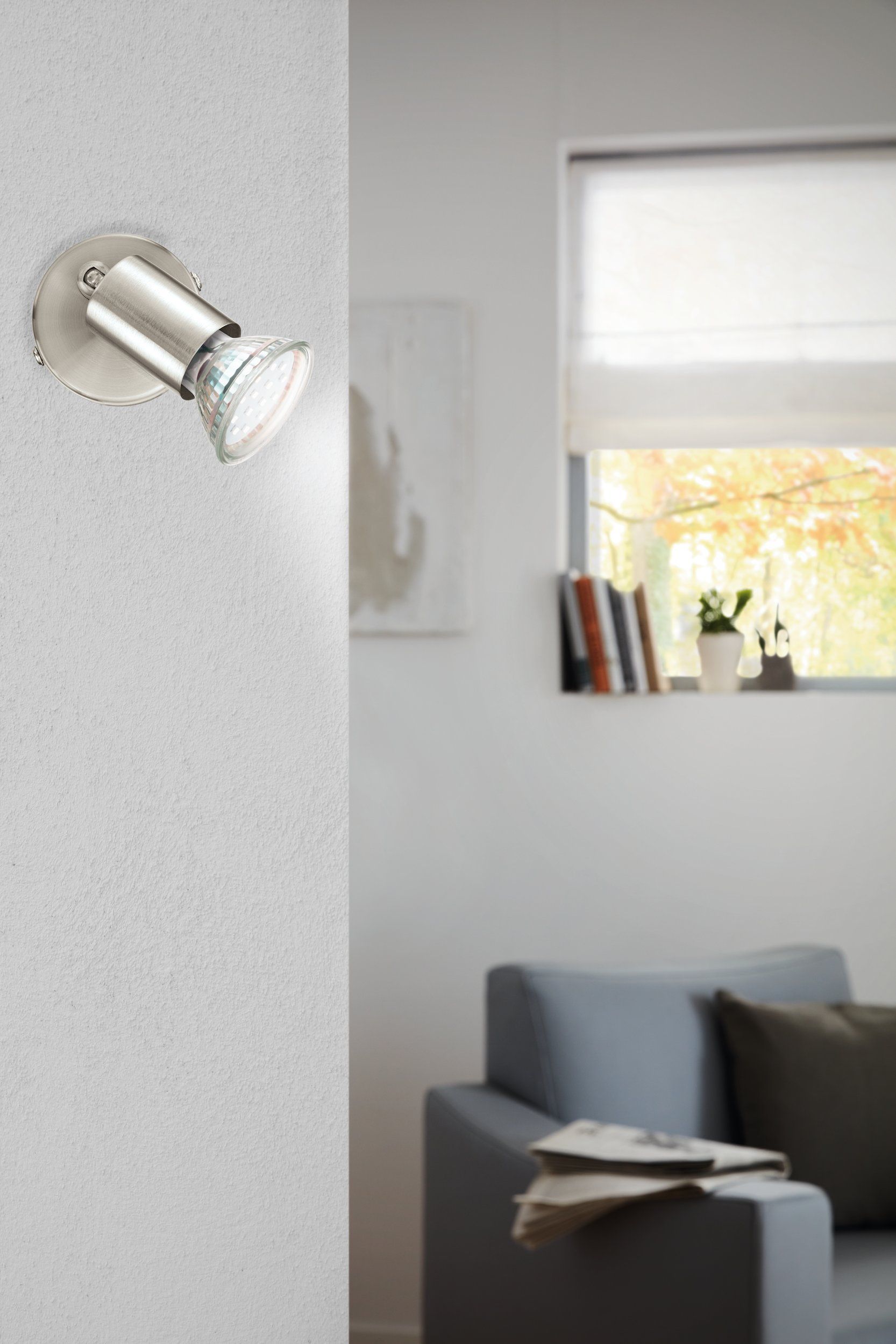 Eglo 92595 BUZZ-LED - LED nástěnná bodovka bez vypínače, včetně LED žárovky 1 x 2,8W